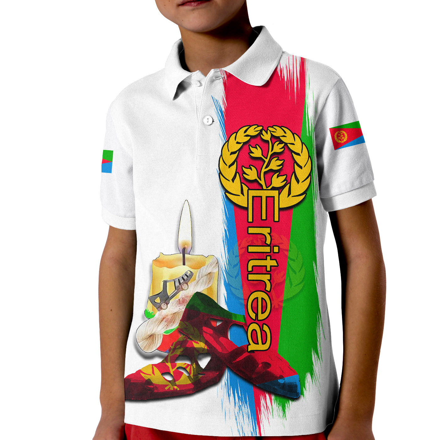 Eritrea Martyrs Day Polo Shirt KID In Memory LT6 - Wonder Print Shop