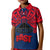 Custom F.A.S.T Samoa Polo Shirt KID Samoa Tattoo Style LT6 - Wonder Print Shop