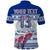 (Custom Personalise Text and Number) Toa Samoa Rugby Polo Shirt Uso Aso Uma Go Champions White LT13 - Wonder Print Shop