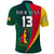 (Custom Text and Number) Cameroon Polo Shirt Map Cameroun Style Flag LT13 - Wonder Print Shop