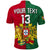 (Custom Text and Number) Portugal Football Polo Shirt Campeao Football 2022 Tie Dye Special LT13 - Wonder Print Shop