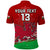 (Custom Text and Number) Wales Football Polo Shirt Come On CYMRU The Red Wall Champions World Cup LT13 - Wonder Print Shop