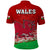 Custom Wales Polo Shirt Football 2022 Come On CYMRU The Red Wall LT13 - Wonder Print Shop