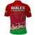 Wales Football Polo Shirt Come On CYMRU The Red Wall Champions World Cup LT13 - Wonder Print Shop