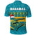 Bahamas Polo Shirt Bahamian Blue Marlin Merry Christmas - Wonder Print Shop