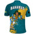 Bahamas Polo Shirt Blue Marlin With Bahamian Coat Of Arms - Wonder Print Shop