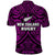 New Zealand Silver Fern Rugby Polo Shirt All Black Purple NZ Maori Pattern LT13 - Wonder Print Shop