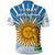 Argentina Football Polo Shirt The Sun WC2022 Soccer Vamos La Albiceleste LT13 - Wonder Print Shop