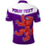 Custom Scotland Rugby Polo Shirt Map Of Scotland Thistle Purple Version - Wonder Print Shop