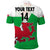 (Custom Text And Number) Wales Football Polo Shirt Come On Welsh Dragons With Celtic Knot Pattern - Wonder Print Shop