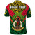 Custom Vanuatu Rugby Polo Shirt Coat Of Arms Polynesian Pattern - Wonder Print Shop