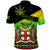 Jamaica Lion Polo Shirt Jamaican Pattern Version Reggae Colors LT13 - Wonder Print Shop