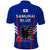 Japan Football Polo Shirt Samurai Blue Football 2022 - Wonder Print Shop