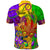 Custom Mardi Gras Polo Shirt 2023 Carnival Masks With Feathers - Wonder Print Shop