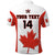 (Custom Text And Number) Canada Baseball Polo Shirt 2023 Canadian Maple Leaf Sporty - Wonder Print Shop