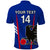 (Custom Text and Number) Japan Football Polo Shirt Samurai Blue Football 2022 - Wonder Print Shop