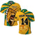 (Custom Text and Number) Jamaica Athletics Polo Shirt Jamaican Flag Mix Lion Sporty Style - Wonder Print Shop