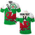 (Custom Text And Number) Wales Football Polo Shirt Come On Welsh Dragons With Celtic Knot Pattern - Wonder Print Shop