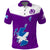 Scotland Rugby Polo Shirt Map Of Scotland Thistle Purple Version - Wonder Print Shop