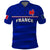 (Custom Text And Number) France Rugby Polo Shirt Outgoing Tour Allez Les Bleus - Wonder Print Shop