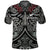 New Zealand Silver Fern Rugby Polo Shirt All Black NZ Maori Pattern LT13 - Wonder Print Shop