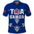 Toa Samoa Rugby Polo Shirt Siamupini Proud Blue LT13 - Wonder Print Shop