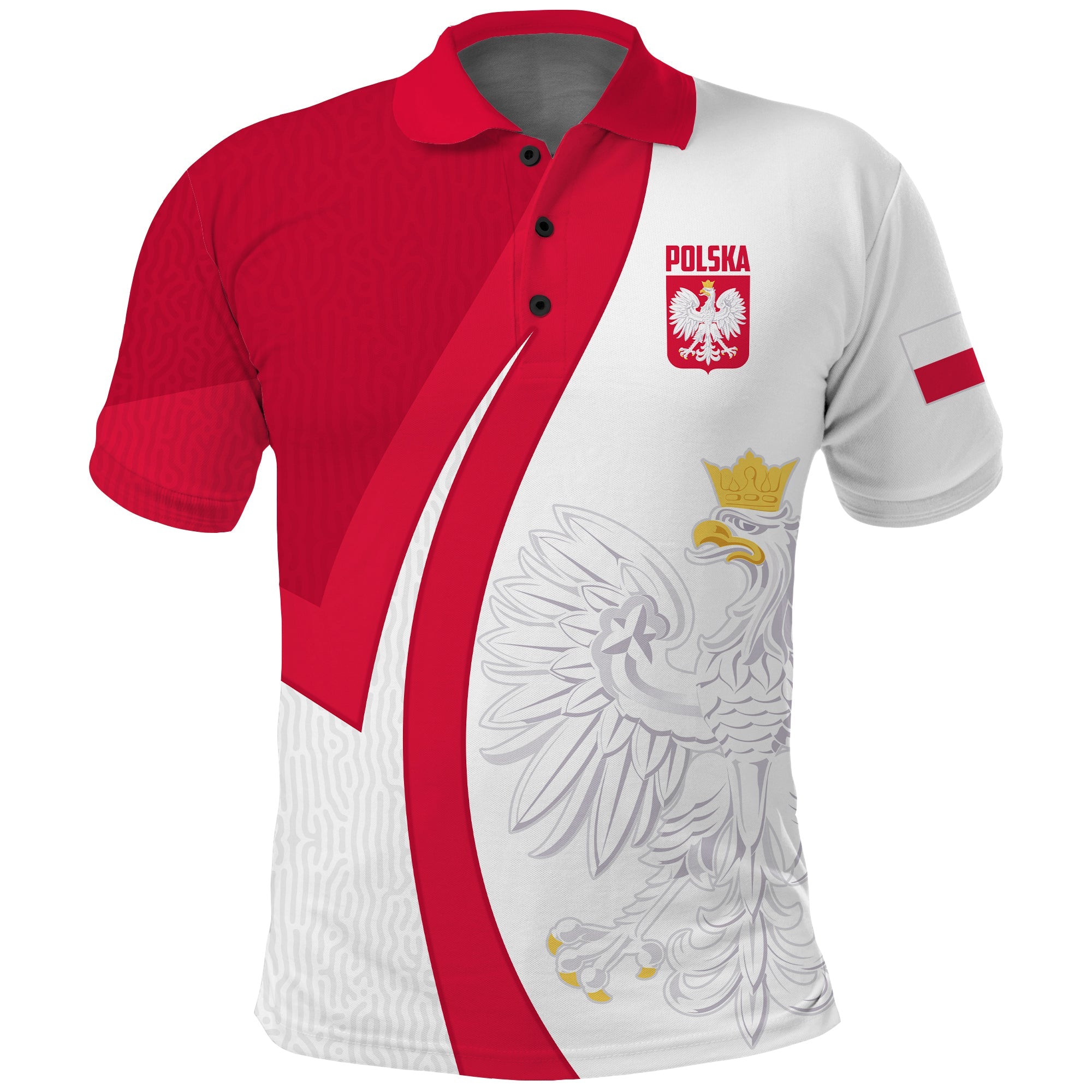 Poland Football Polo Shirt Come On Biao Czerwoni Soccer Polski Champions World Cup LT13 - Wonder Print Shop