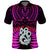 Aotearoa Fern Polo Shirt New Zealand Hei Tiki Purple Style LT13 - Wonder Print Shop