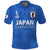 (Custom Text and Number) Japan Football Polo Shirt Samurai Blue Champions 2022 World Cup LT13 - Wonder Print Shop