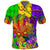 Custom Mardi Gras Polo Shirt 2023 Carnival Masks With Feathers - Wonder Print Shop