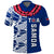 (Custom Personalise Text and Number) Toa Samoa Rugby Polo Shirt Siamupini Ula Fala Blue LT13 - Wonder Print Shop