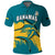 Bahamas Polo Shirt Blue Marlin With Bahamian Coat Of Arms - Wonder Print Shop