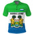 Custom Sierra Leone Polo Shirt Happy Independence Day - Wonder Print Shop