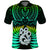 (Custom Text and Number) Aotearoa Fern Polo Shirt New Zealand Hei Tiki Green Style LT13 - Wonder Print Shop