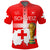 (Custom Text and Number) Switzerland Football Polo Shirt Schweizer Pati Champion 2022 World Cup LT13 - Wonder Print Shop