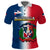 Custom Dominican Republic Polo Shirt Dominicana Coat Of Arms Gradient Style - Wonder Print Shop