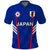 (Custom Text and Number) Japan Football Polo Shirt Samurai Blue Football 2022 - Wonder Print Shop