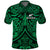 New Zealand Silver Fern Rugby Polo Shirt All Black Green NZ Maori Pattern LT13 - Wonder Print Shop