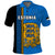 Custom Estonia Polo Shirt Happy Estonian Independence Day With Coat Of Arms - Wonder Print Shop