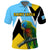 Saint Lucia Polo Shirt Saint Lucian Parrot Simple Style - Wonder Print Shop