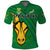 (Custom Text And Number) South Africa Rugby Polo Shirt Bokke Springbok With African Pattern Stronger Together - Wonder Print Shop