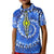 Custom African Polo Shirt Tie Dye KID Blue Fashion LT13 - Wonder Print Shop