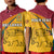 Custom Sri Lanka Polo Shirt KID Sri Lankan Pattern Happy 75 Years Of Independence - Wonder Print Shop