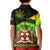 Custom Jamaica Lion Polo Shirt KID Jamaican Pattern Version Reggae Colors LT13 - Wonder Print Shop