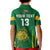 (Custom Text and Number) South Africa Cricket Polo Shirt KID Proteas Champion LT13 - Wonder Print Shop