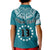 (Custom Text and Number) Cook Islands Tatau Polo Shirt Symbolize Passion Stars Version Blue LT13 - Wonder Print Shop