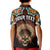 Custom The First Americans Polo Shirt KID Indian Headdress With Skull LT13 - Wonder Print Shop