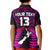 (Custom Text and Number) Aotearoa Fern Polo Shirt New Zealand Hei Tiki Purple Style LT13 - Wonder Print Shop