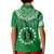 (Custom Text and Number) Cook Islands Tatau Polo Shirt Symbolize Passion Stars Version Green LT13 - Wonder Print Shop