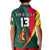 (Custom Text and Number) Cameroon Polo Shirt Map Cameroun Style Flag LT13 - Wonder Print Shop